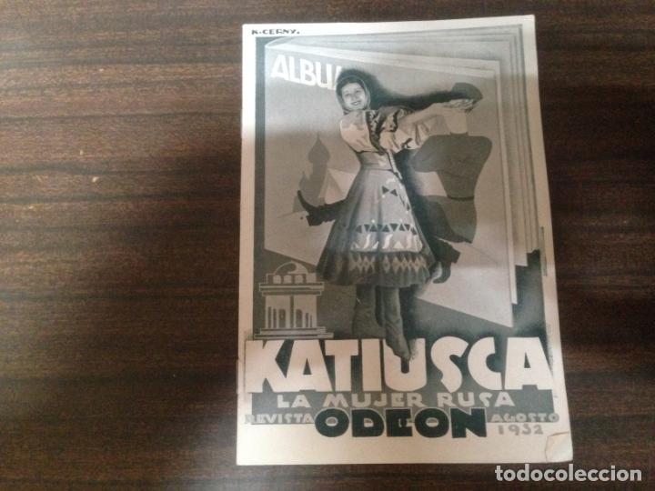 Cat&aacute;logos de M&uacute;sica: ANTIGUO CATALOGO KATIUSKA ODEON REVISTA AGOSTO 1932