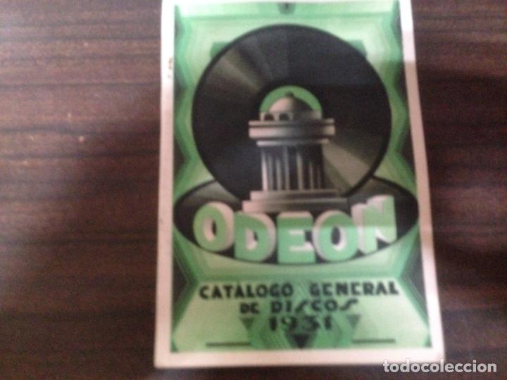 Catalogues de Musique: ANTIGUO CATALOGO GENERAL DE DISCOS ODEON A&Ntilde;O 1931