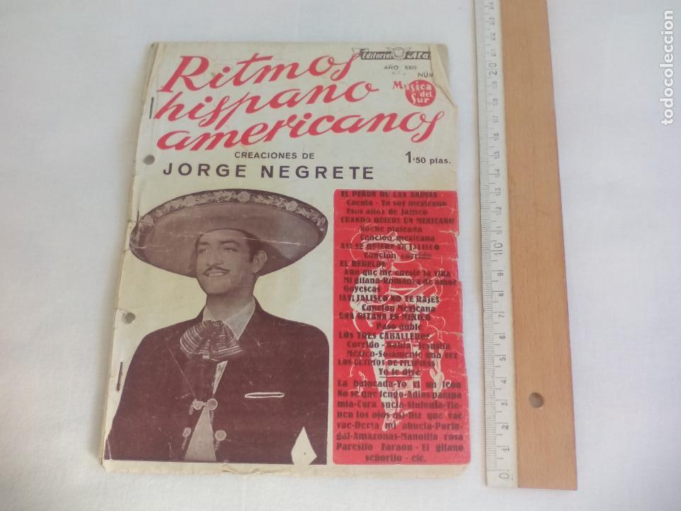 Cat&aacute;logos de M&uacute;sica: Antiguo cancionero JORGE NEGRETE. EDITORIAL ALAS. N&Uacute;M 57, 16 P&Aacute;GINAS