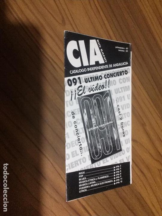 Musikkataloge: CAT&Aacute;LOGO INDEPENDIENTE DE ANDALUC&Iacute;A. CIA. BIG BANG. PRIMAVERA 97. TRIPTICO. GRAPA. BUEN ESTADO. RARO