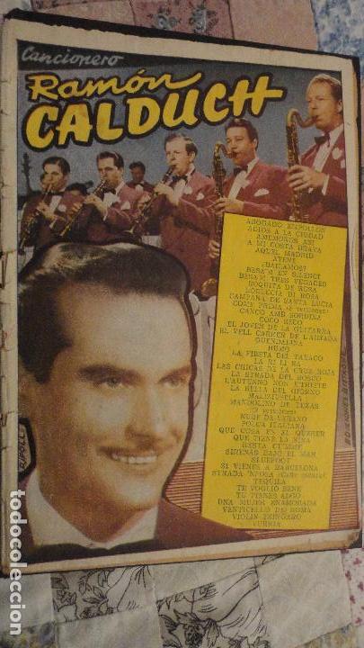 Cat&aacute;logos de M&uacute;sica: CANCIONERO RAMON CALDUCH. EDICIONES BISTAGNE.BARCELONA 1959