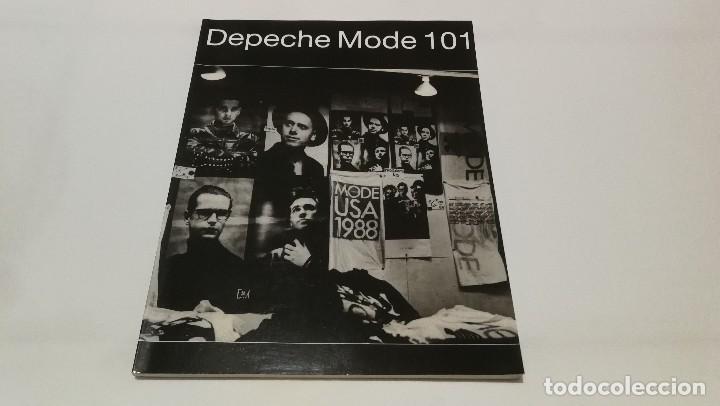 Catalogues de Musique: DEPECHE MODE_101_PIANO-VOCAL GUITAR_1989_COMO NUEVO!!!