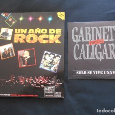 Catálogos de Música: UN AÑO DE ROCK ´89 // CONTIENE SINGLE GABINETE GALIGARI - SOLO SE VIVE UNA VEZ. Lote 150949002