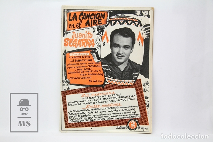 Catalogues de Musique: Cancionero - Juanito Segarra / La Canci&oacute;n en el Aire - Editorial Bistagne