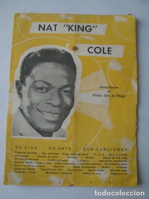 Cat&aacute;logos de M&uacute;sica: NAT KING COLE. SU VIDA. SU ARTE. SUS CANCIONES - ALFONSO JOFRE DE VILLEGAS (MARAZUL, 1961).