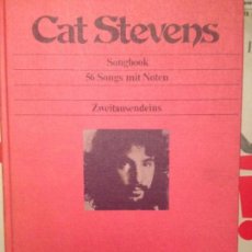 Catálogos de Música: CAT STEVENS SONGBOOK, 56 SONGS MIT NOTEN, PARTITURAS CANCIONES EN INGLES Y ALEMAN. Lote 152158954
