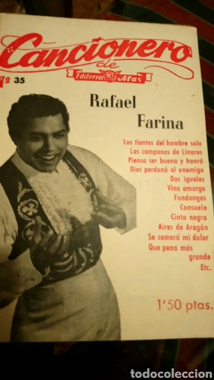 Cat&aacute;logos de M&uacute;sica: Ragael farina
