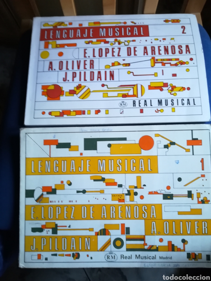 Catalogues de Musique: Lenguaje musical tomos I y II Por E. L&oacute;pez de Arosa, A. Oliver y J. Pildain. Real de la M&uacute;sica