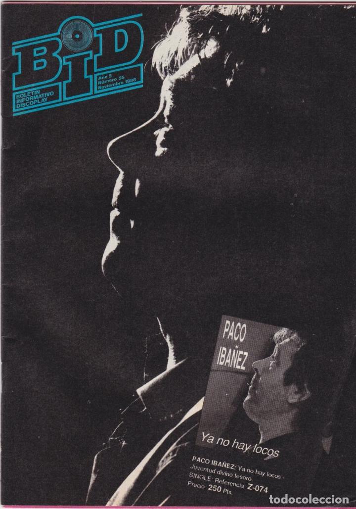Cat&aacute;logos de M&uacute;sica: BID : BOLET&Iacute;N INFORMATIVO DISCOPLAY - A&ntilde;o 5 - N&ordm; 55 - NOVIEMBRE 1988