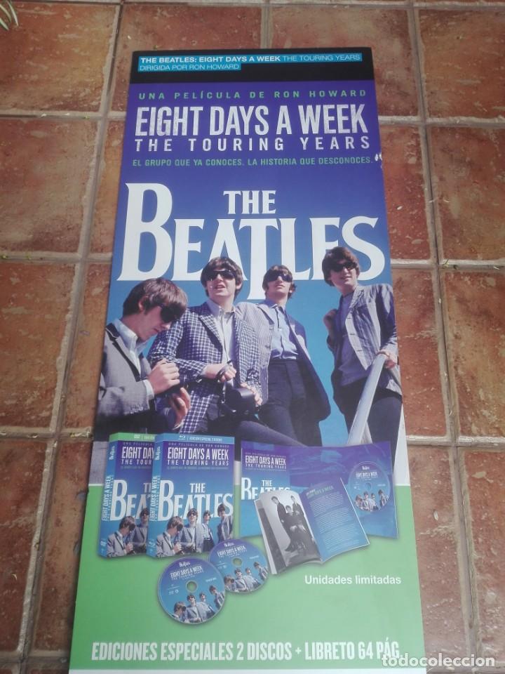 Catalogues de Musique: CARTEL-PANEL PROMOCIONAL DE LA PELICULA THE BEATLES EIGHT DAYS A WEEK