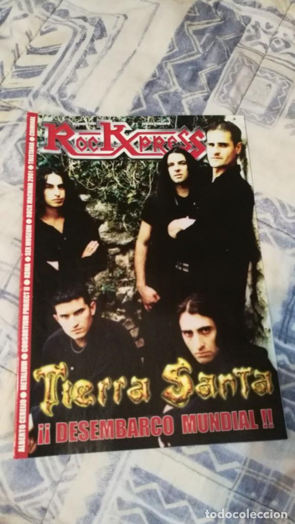 Cat&aacute;logos de M&uacute;sica: REVISTA ROCK EXPRESS N&ordm;2 DICIEMBRE 2001 (TIERRA SANTA EN PORTADA)