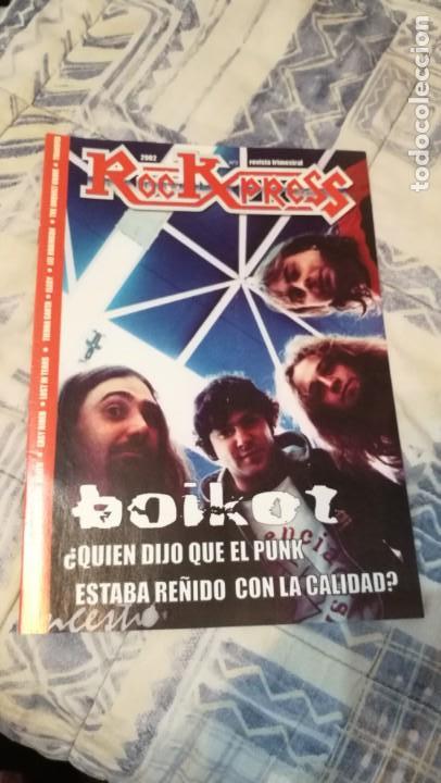 Cat&aacute;logos de M&uacute;sica: REVISTA ROCK EXPRESS N&ordm;3 2002 (BOIKOT EN PORTADA)