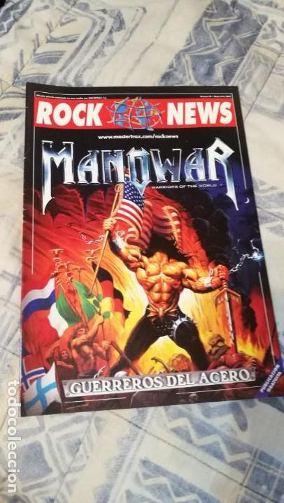 Cat&aacute;logos de M&uacute;sica: REVISTA ROCK NEWS N&ordm; 29 MAYO JUNIO (MANOWAR EN PORTADA)