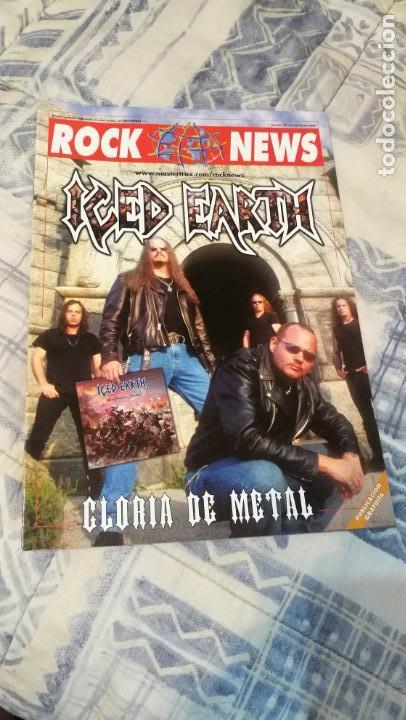 Cat&aacute;logos de M&uacute;sica: REVISTA ROCK NEWS N&ordm; 39 ENERO FEBRERO 2004 (ICED EARTH LA POLLA EN PORTADA)