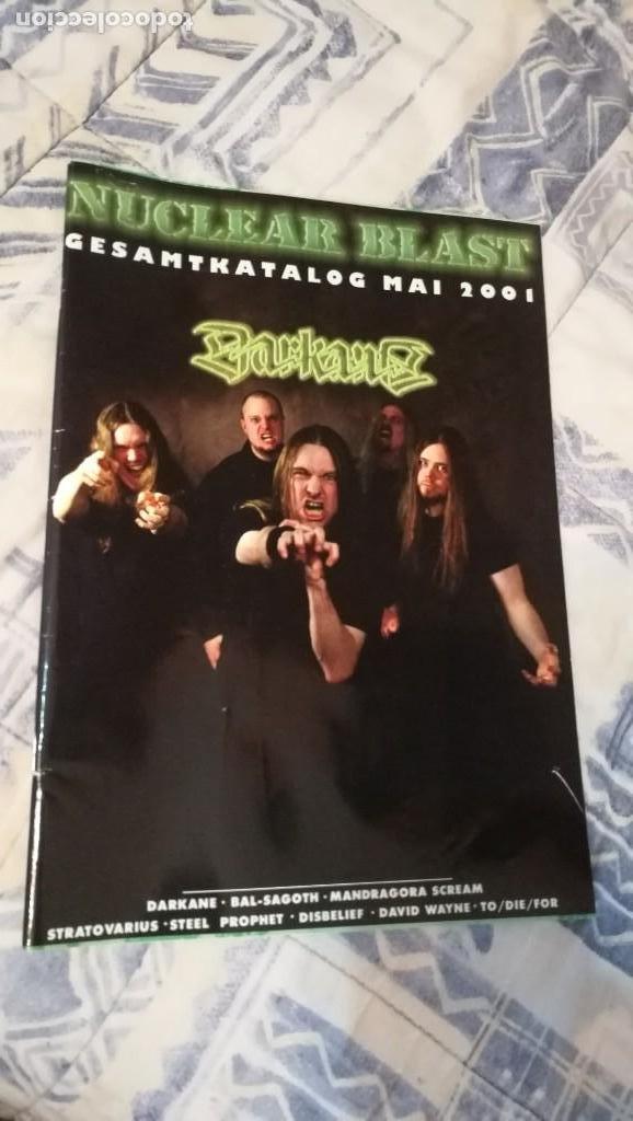 Cat&aacute;logos de M&uacute;sica: CAT&Aacute;LOGO- REVISTA NUCLEAR BLAST MAI 2001 EN ALEM&Aacute;N (DARKANE EN PORTADA)