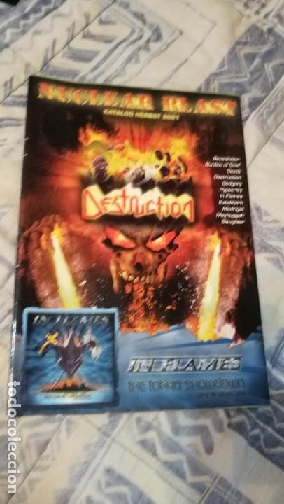 Cat&aacute;logos de M&uacute;sica: CAT&Aacute;LOGO- REVISTA NUCLEAR BLAST HERBST  2001 EN ALEMAN (DESTRUCTION EN PORTADA)