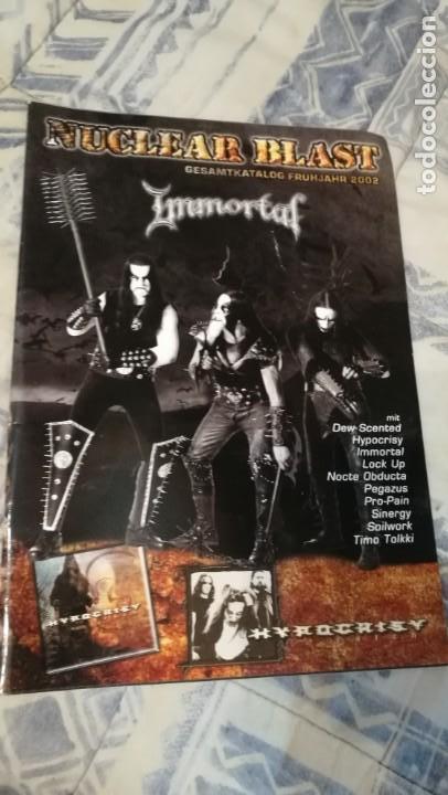Cat&aacute;logos de M&uacute;sica: CAT&Aacute;LOGO- REVISTA NUCLEAR BLAST FRUHJAHR 2002 IMMORTAL