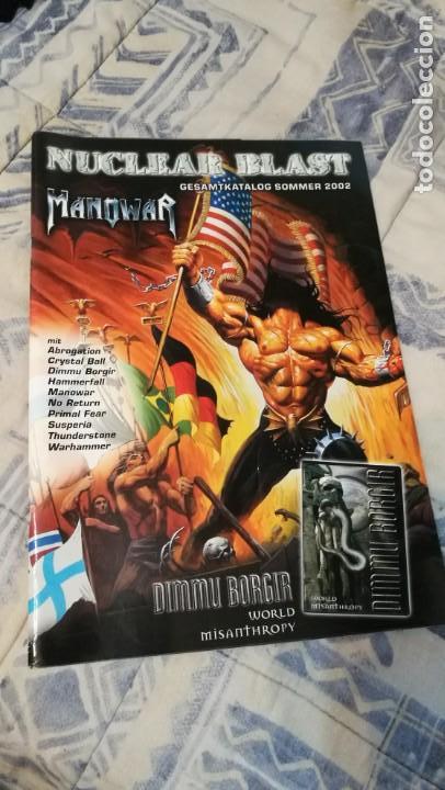 Cat&aacute;logos de M&uacute;sica: CAT&Aacute;LOGO- REVISTA NUCLEAR BLAST SOMMER 2002 EN ALEM&Aacute;N (MANOWAR EN PORTADA)