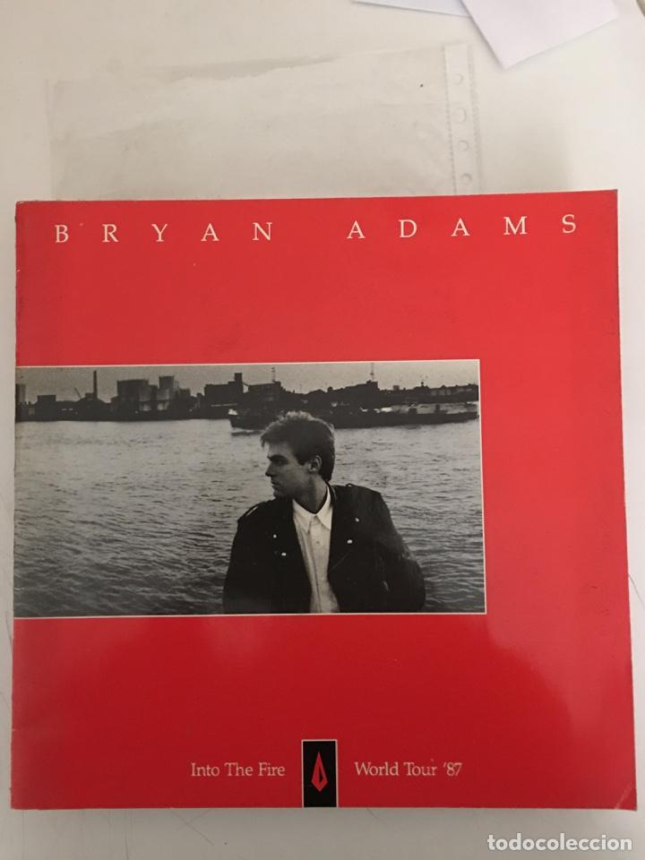 Cat&aacute;logos de m&uacute;sica: Programa Gira 1987 Bryan Adams - Foto 1