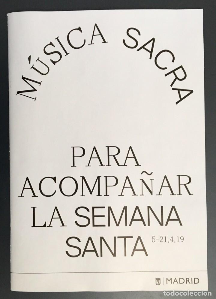 Cat&aacute;logos de M&uacute;sica: M&Uacute;SICA SACRA - MADRID - PROGRAMACI&Oacute;N 2019