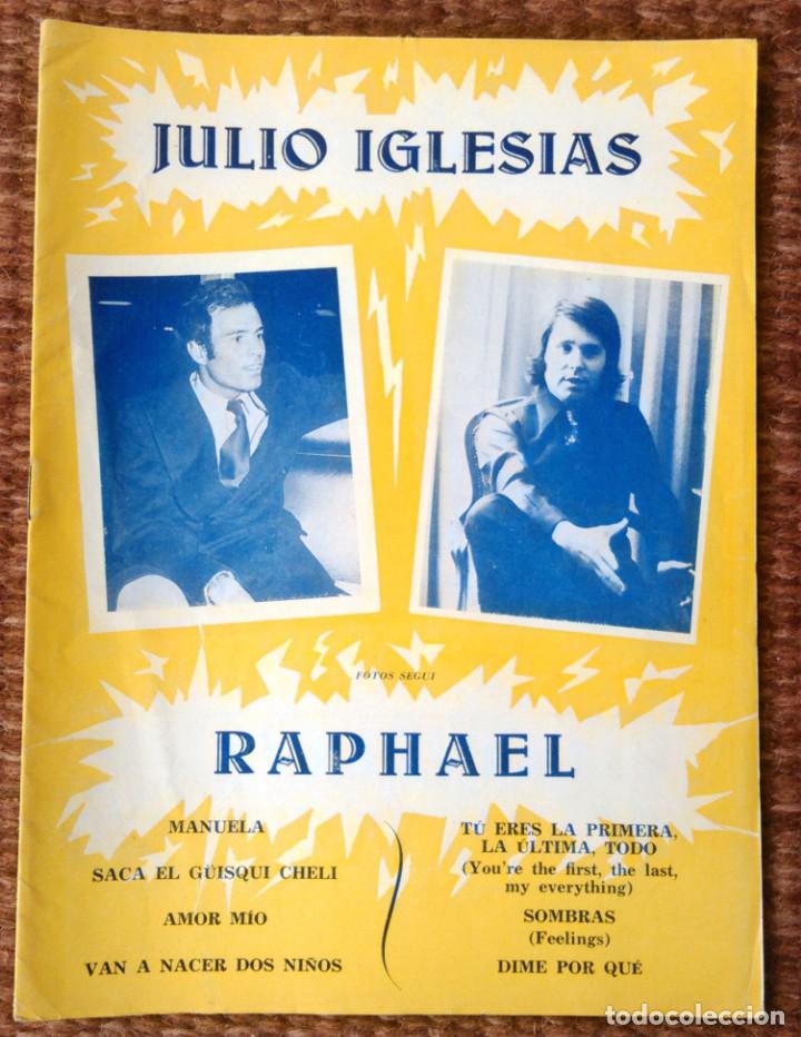 Cat&aacute;logos de M&uacute;sica: CANCIONERO JULIO IGLESIAS Y RAPHAEL