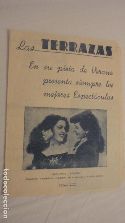 Cat&aacute;logos de M&uacute;sica: LAS TERRAZAS.HERMANAS ROMERO.LALI DEL RIO.ROSITA LA HEBREA.ELENA GREY.LITA DE LOS REYES.MALAGA?