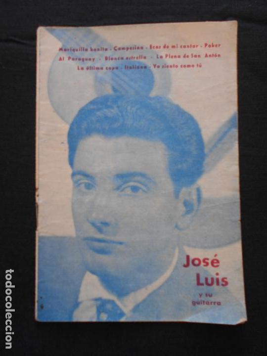 Catalogues de Musique: CANCIONERO JOSE LUIS y su guitarra // MARIQUILLA BONITA Y OTRAS