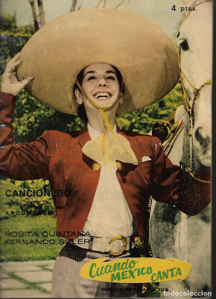 Cat&aacute;logos de M&uacute;sica: CANCIONERO DE ROSITA QUINTANA Y FERNANDO SOLER CUANDO MEXICO CANTA
