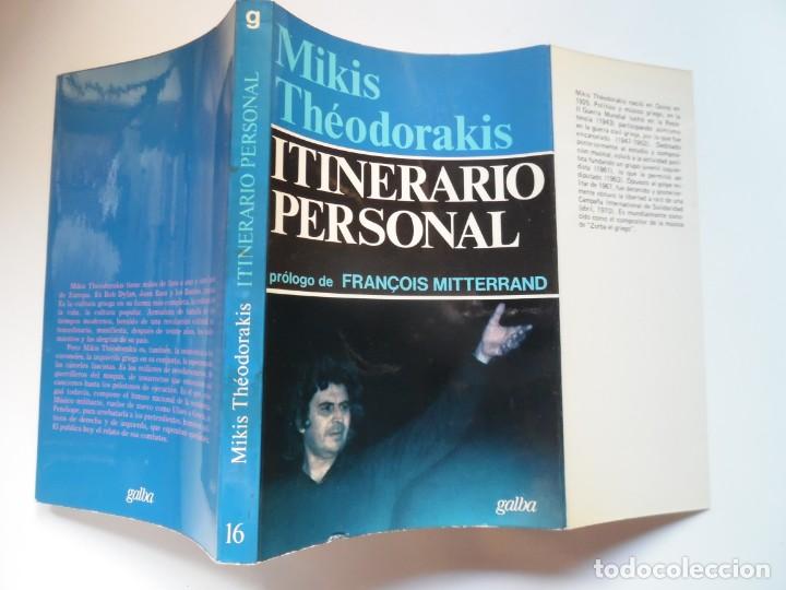 Catalogues de Musique: Theodorakis. itinerario personal, de Mikis Theodorakis. Bio del m&uacute;sico griego. Pr&oacute;logo de Mitterrand