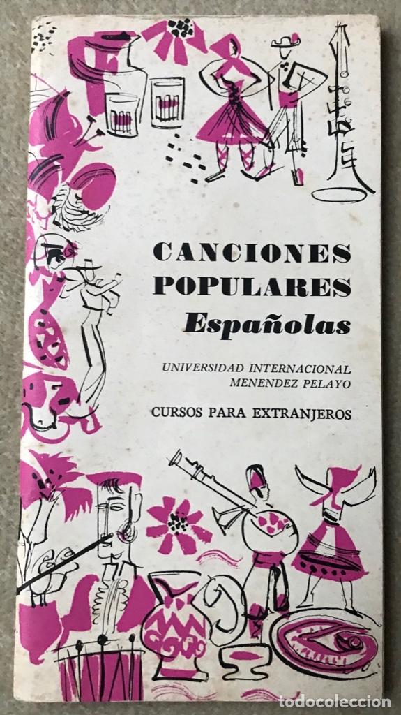 Music Catalogs: 34 Canciones populares Espa&ntilde;olas - Universidad Internacional Men&eacute;ndez Pelayo - a&ntilde;o 1967