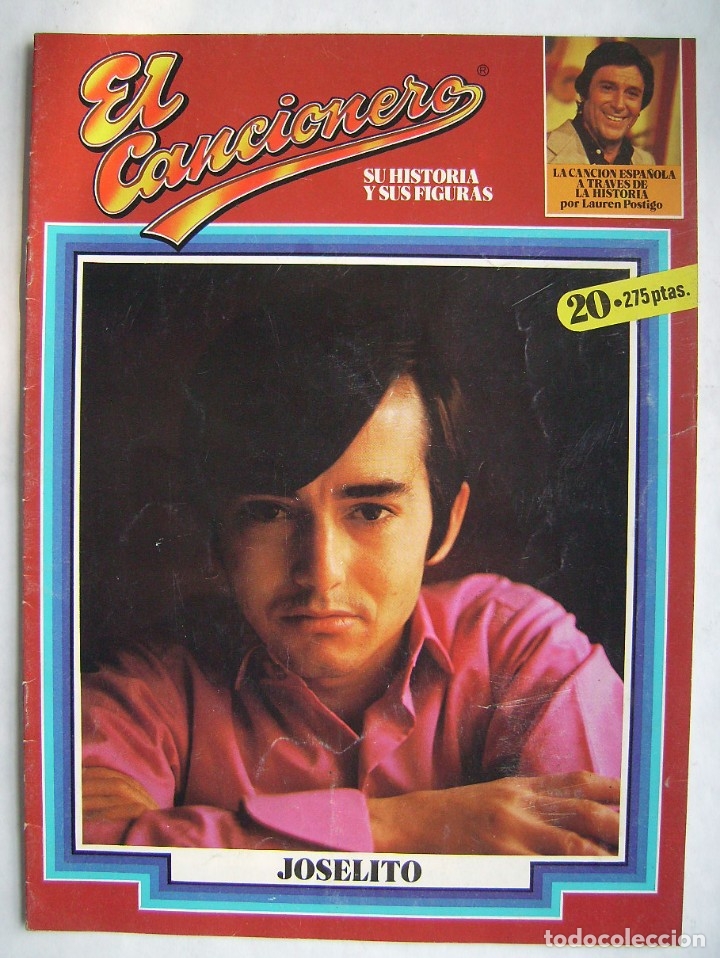 Cat&aacute;logos de M&uacute;sica: JOSELITO. FASC&Iacute;CULO 20 DE EL CANCIONERO.
