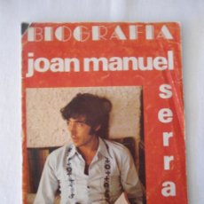 Catálogos de Música: BIOGRAFIA DE JOAN MANUEL SERRAT 1970