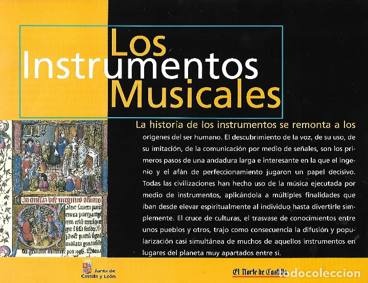 Catalogues de Musique: CARPETA COMPLETA CON LOS ISTRUMENTOS MUSICALES