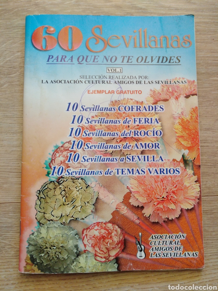 Cat&aacute;logos de M&uacute;sica: LIBRITO 60 SEVILLANAS PARA QUE NO TE OLVIDES-70 PAGS-PROMOCIONAL MUY DIFICIL
