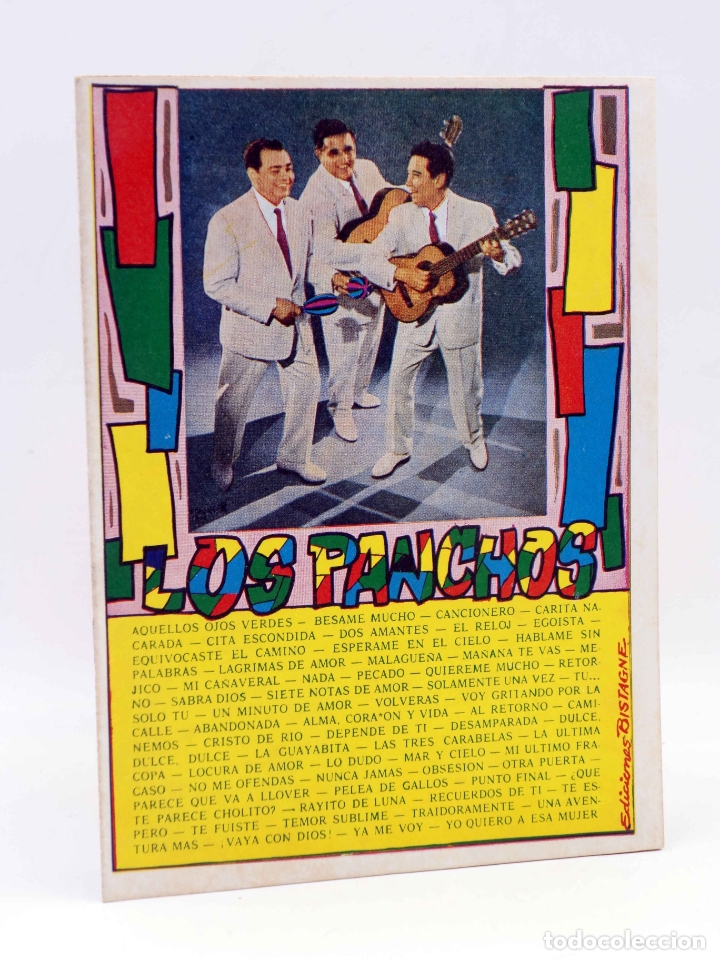Catalogues de Musique: CANCIONERO 24. LOS PANCHOS CANTAN SUS &Eacute;XITOS (Los Panchos) Bistagne, 1962. OFRT