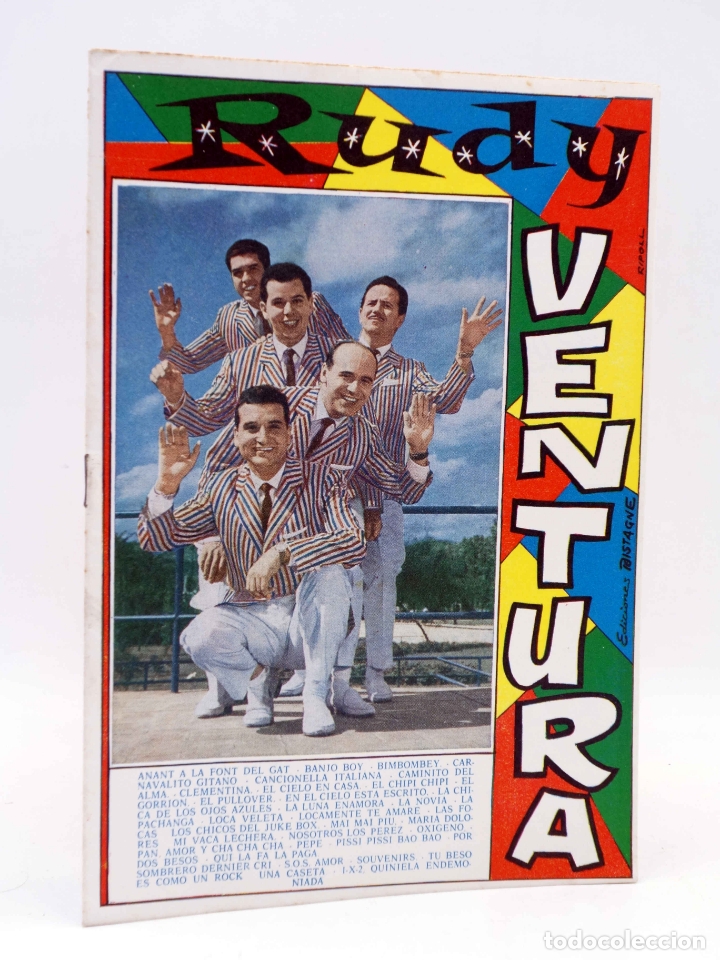 Cat&aacute;logos de M&uacute;sica: CANCIONERO. RUDY VENTURA. SUS CREACIONES EN DISCOS COLUMBIA (Rudy Ventura) Bistagne, 1961. OFRT