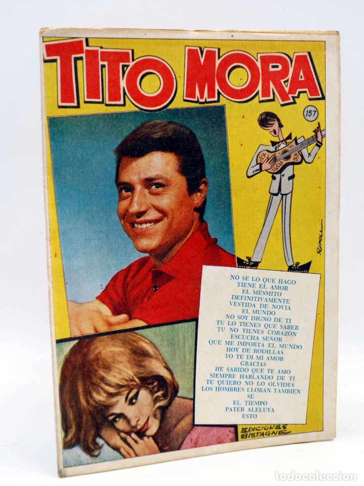 Cat&aacute;logos de M&uacute;sica: CANCIONERO 157. TITO MORA (Tito Mora) Bistagne, 1965