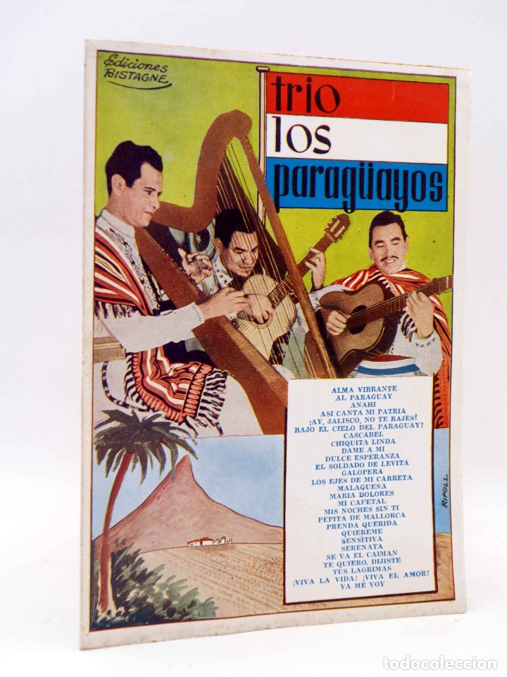 Cat&aacute;logos de M&uacute;sica: CANCIONERO. TR&Iacute;O LOS PARAGUAYOS. GRABACIONES EN DISCOS PHILIPS (Tr&iacute;o Los Paraguayos) 1960. OFRT