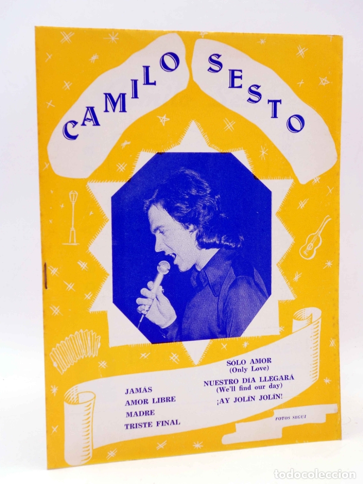 Catalogues de Musique: CANCIONERO. CAMILO SESTO (Camilo Sesto) Marazul, 1976. OFRT