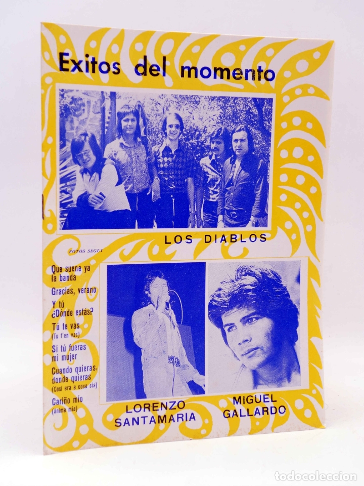Cat&aacute;logos de M&uacute;sica: CANCIONERO. &Eacute;XITOS DEL MOMENTO: LOS DIABLOS, LORENZO SANTAMAR&Iacute;A, MIGUEL GALLARDO (Los Diablos). OFRT