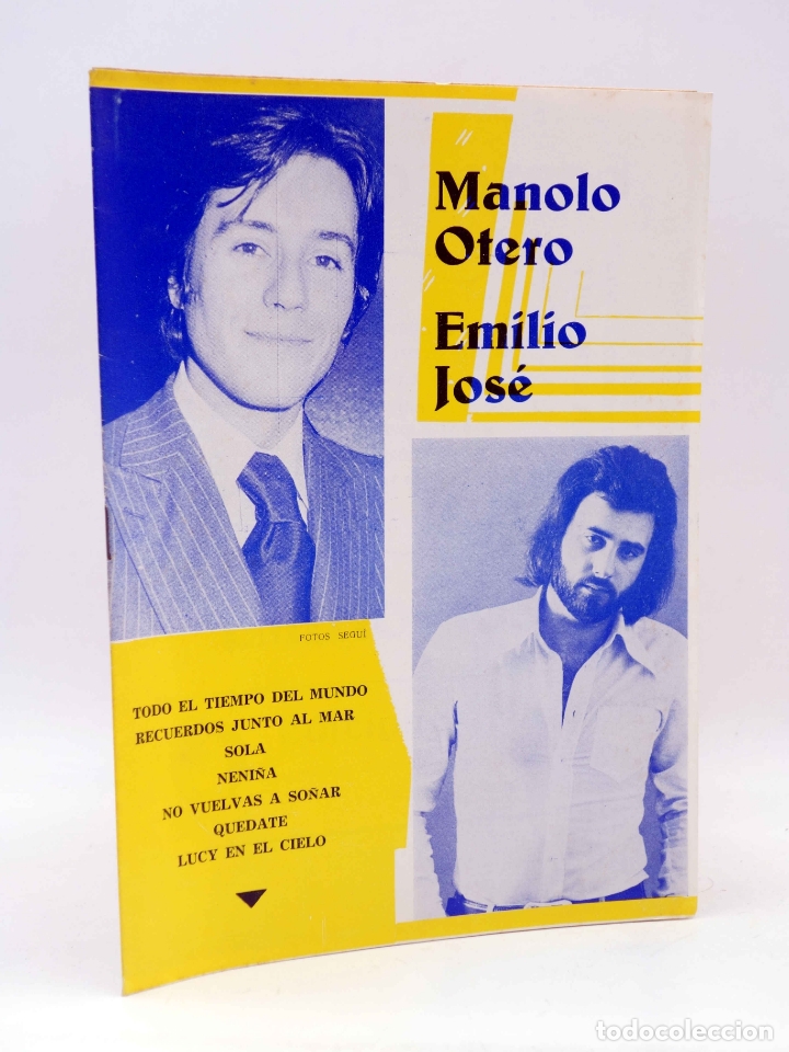 Cat&aacute;logos de M&uacute;sica: CANCIONERO. MANOLO OTERO / EMILIO JOS&Eacute; (Manolo Otero / Emilio Jos&eacute;) Marazul, 1975. OFRT
