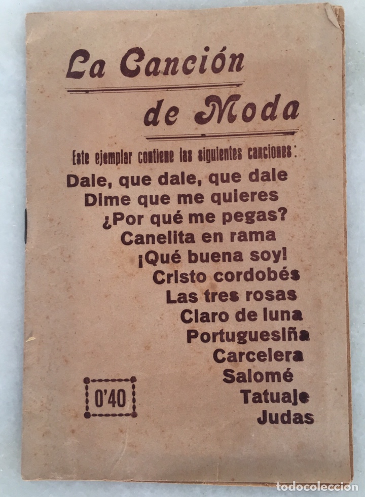 Cat&aacute;logos de m&uacute;sica: La canci&oacute;n de moda E P C&aacute;diz - Foto 1