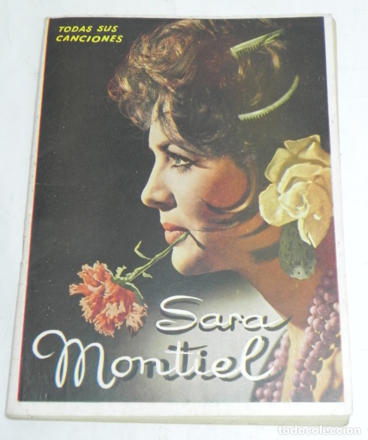 Cat&aacute;logos de M&uacute;sica: REVISTA CANCIONERO SARA SARITA MONTIEL , TODAS SUS CANCIONES , ANTIGUO , ORIGINAL, ED. BISTAGNE N&ordm; 6
