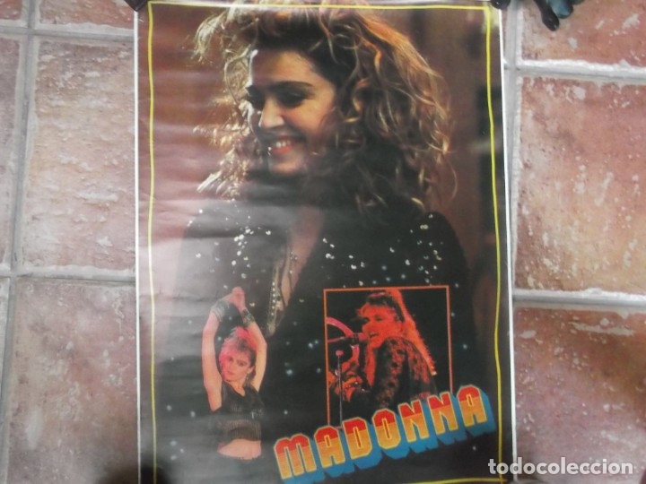 Cat&aacute;logos de M&uacute;sica: ANTIGUO CARTEL DE MADONNA-MEDIDAS: 68,5 X 49,5 CMS