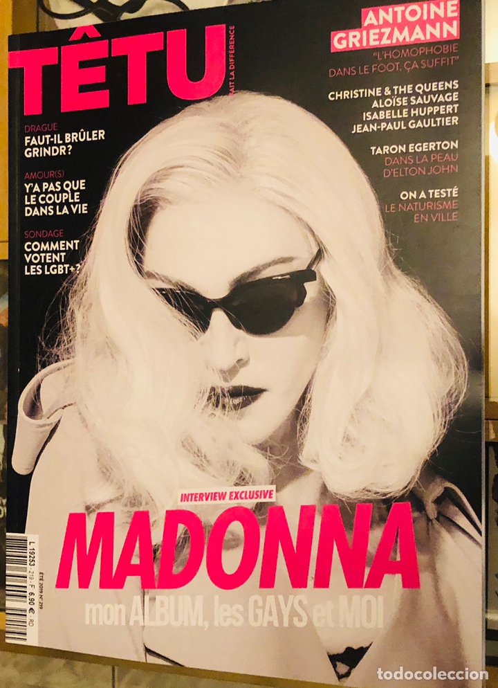 Cat&aacute;logos de M&uacute;sica: MADONNA - TETU MAGAZINE REVISTA 2019 FRANCIA