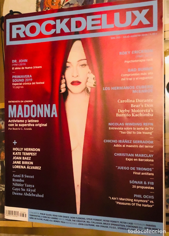 Cat&aacute;logos de M&uacute;sica: MADONNA - ROCKDELUX REVISTA MAGAZINE 2019 ESPA&Ntilde;A