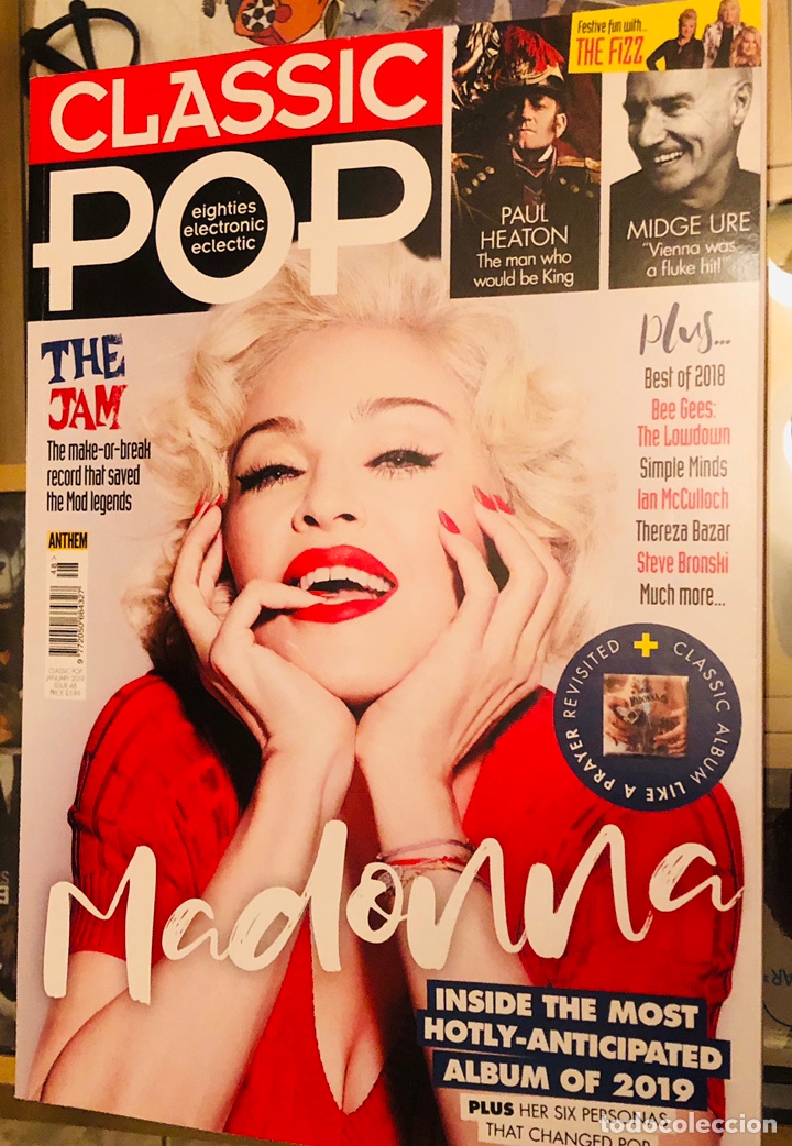 Catalogues de Musique: MADONNA - CLASSIC POP MAGAZINE REVISTA 2019 UK