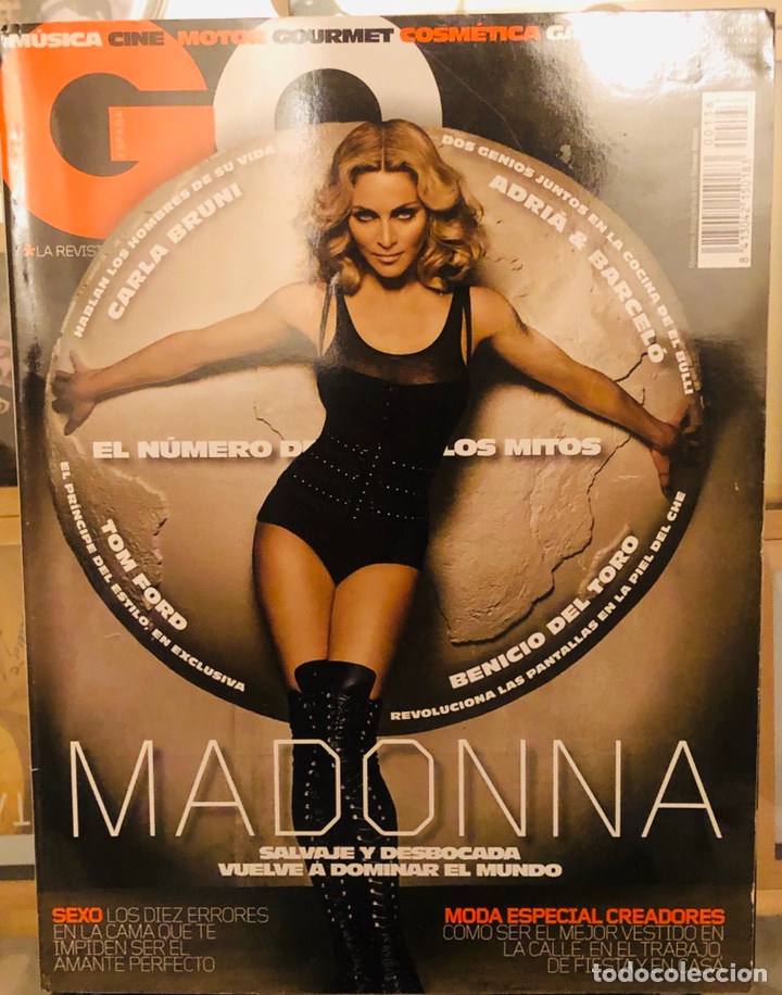 Cat&aacute;logos de M&uacute;sica: MADONNA - REVISTA GQ MAGAZINE 2008 ESPA&Ntilde;A