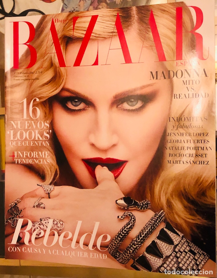 Cat&aacute;logos de M&uacute;sica: MADONNA - BAZAAR MAGAZINE REVISTA 2017 ESPA&Ntilde;A