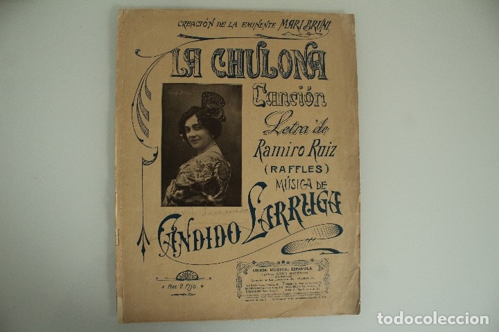 Cat&aacute;logos de M&uacute;sica: LA CHULONA